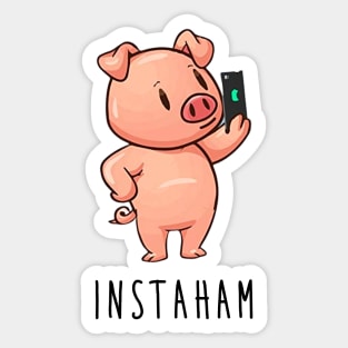 Instaham Sticker